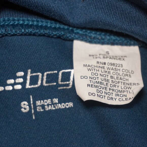 BCG Womens Greenish Bluish Grey Athletic Workout Sporty Leggings Size Small - Picture 7 of 7